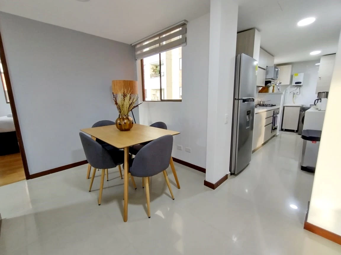 Apartamento amoblado en arriendo sector San Diego